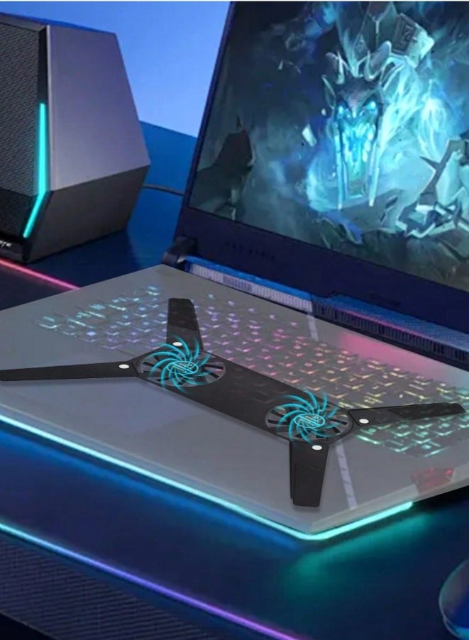 Laptop stand with cooling fan easy to install foldable and portable - Image 3