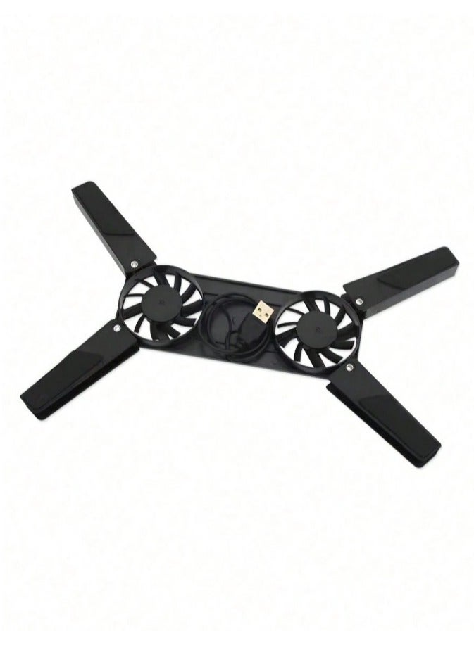 Laptop stand with cooling fan easy to install foldable and portable - Image 4