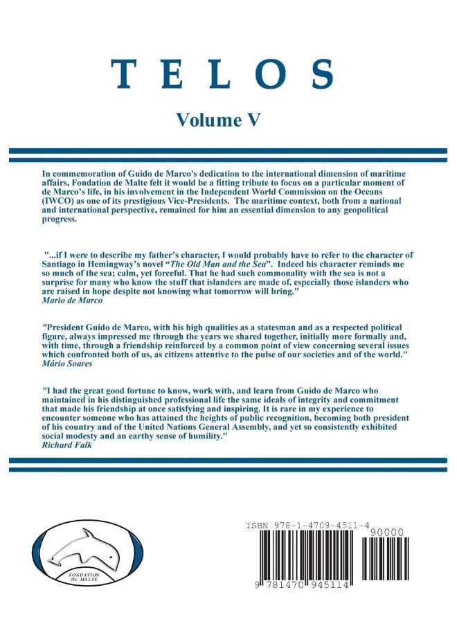 Telos Volume V - Special Edition in Honour of Guido de Marco  - Image 2