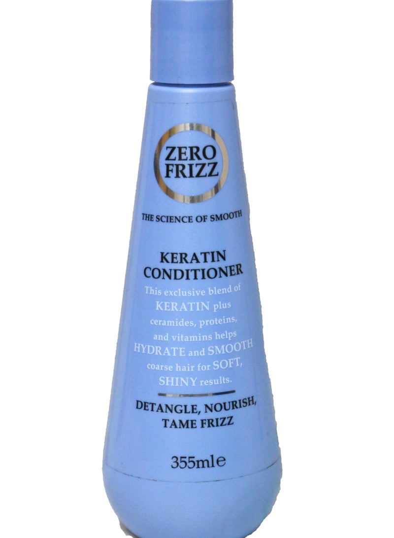 Zero Frizz Keratin Conditioner 355 Ml