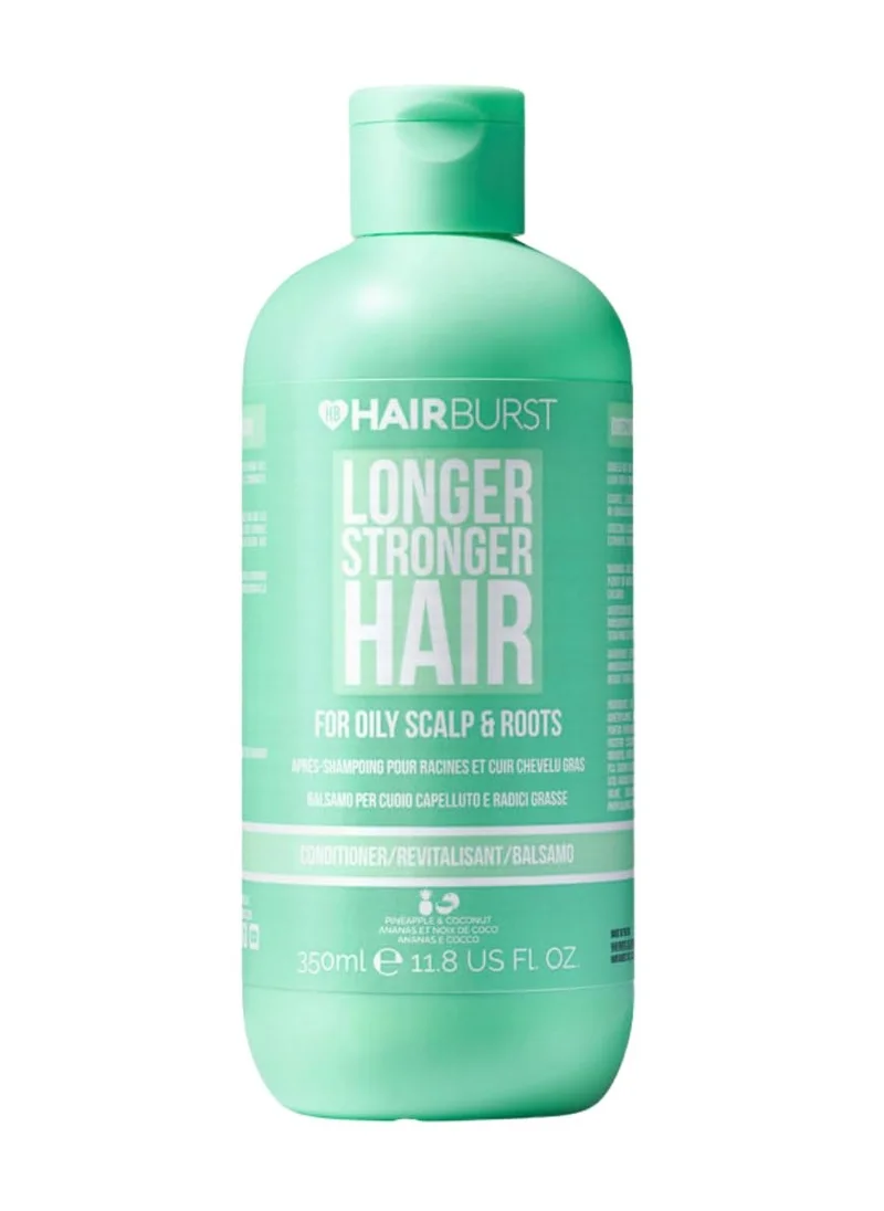 HAIR BURST Hair Conditioner for Oily Roots and Scalp - Removes Excess Sebum and Greasy Oil Build-Up - Vegan - 350ml
