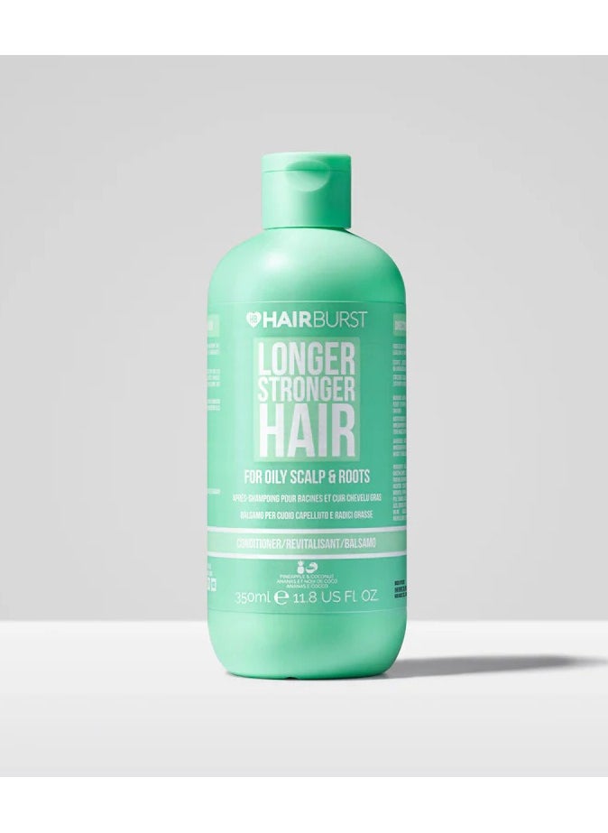 HAIR BURST Hair Conditioner for Oily Roots and Scalp - Removes Excess Sebum and Greasy Oil Build-Up - Vegan - 350ml  - Image 1