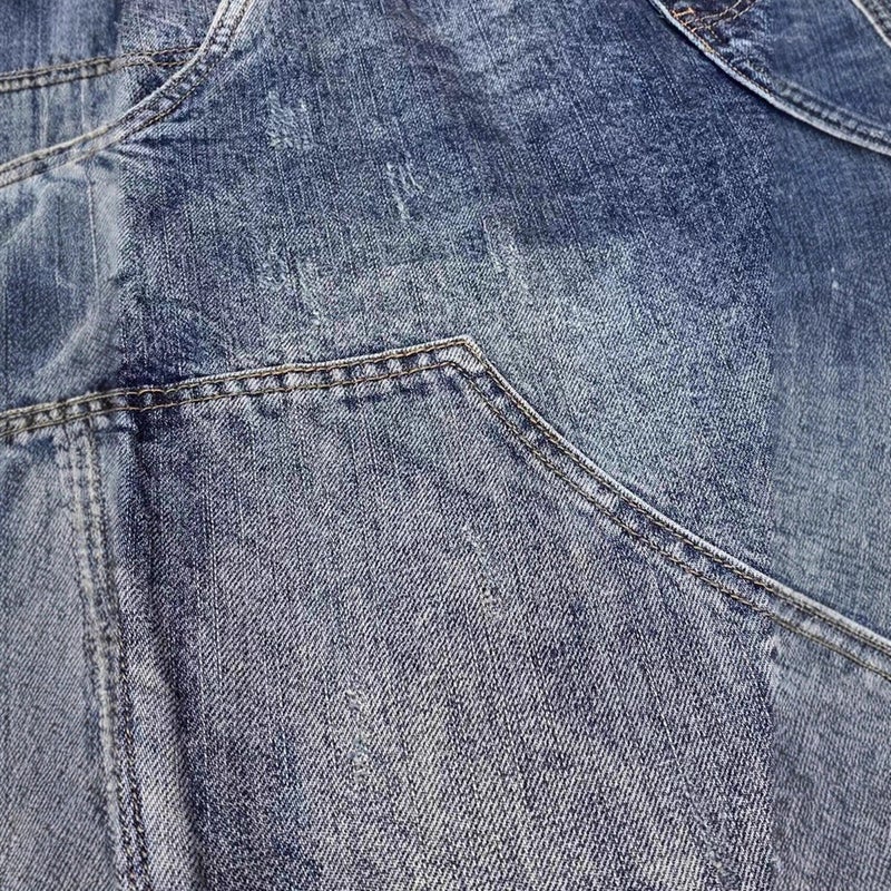 Unisex Classic Denim Jeans Loose Fit Daily Outdoor Wear - Image 4