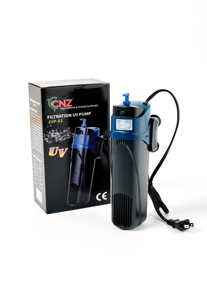 CNZ Aquarium Submersible Power Head with Built-in 5w Sterilizer, Black,JUP-02 - Image 1