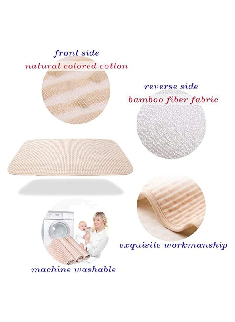 Gonice Baby Bed Pad Waterproof Washable Reusable90x70cm Large Toddler Mattress Protector Pads Sheet Cover Underpads for Kids Adults and Pets Potty Training Mat  - Image 4