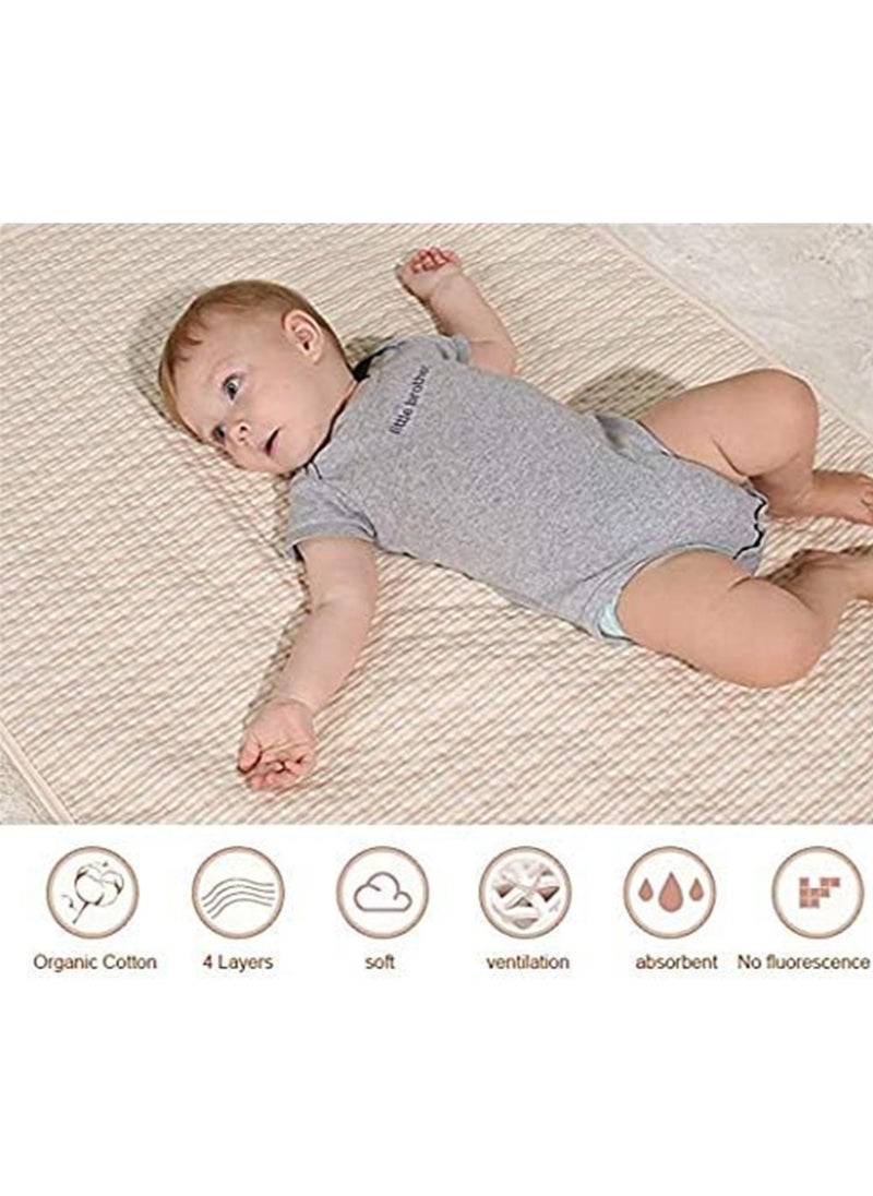 Gonice Baby Bed Pad Waterproof Washable Reusable90x70cm Large Toddler Mattress Protector Pads Sheet Cover Underpads for Kids Adults and Pets Potty Training Mat  - Image 3