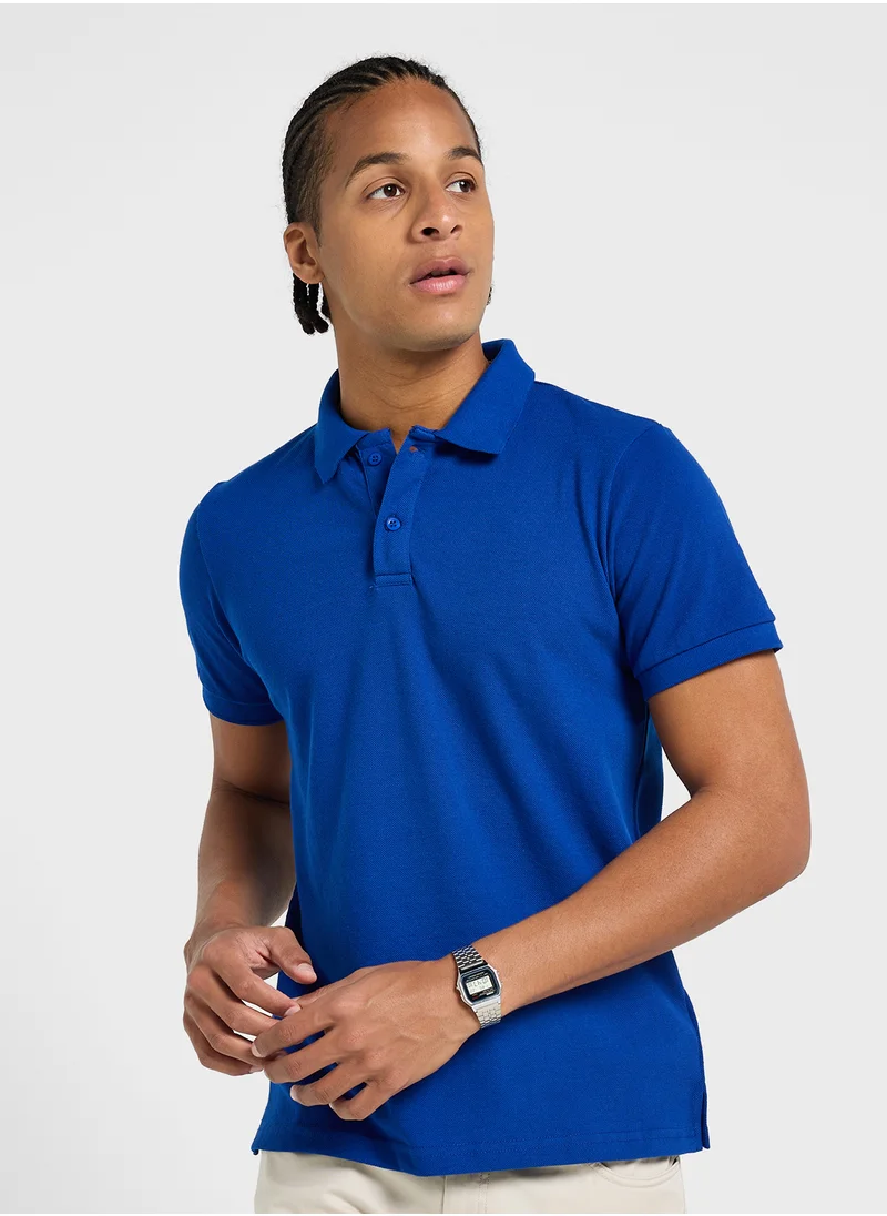 سفنتي فايف بيسيكس Basic Polo Shirt