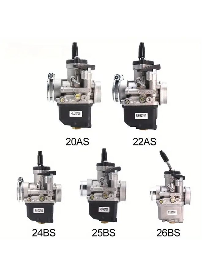 مكربن دراجة نارية Dellorto PHBL 24AS للطرازين 2 و4 أشواط، موديلات متوافقة من 100CC إلى 250CC - Image 1