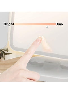 TIGER LED Makeup Mirror with 3 Color Lighting Modes – 52 LED Trifold Mirror, 1x/2x/3x Magnification, Touch Control Design, Portable High Definition Lighted Mirror for Flawless Makeup & Grooming  - Image 3