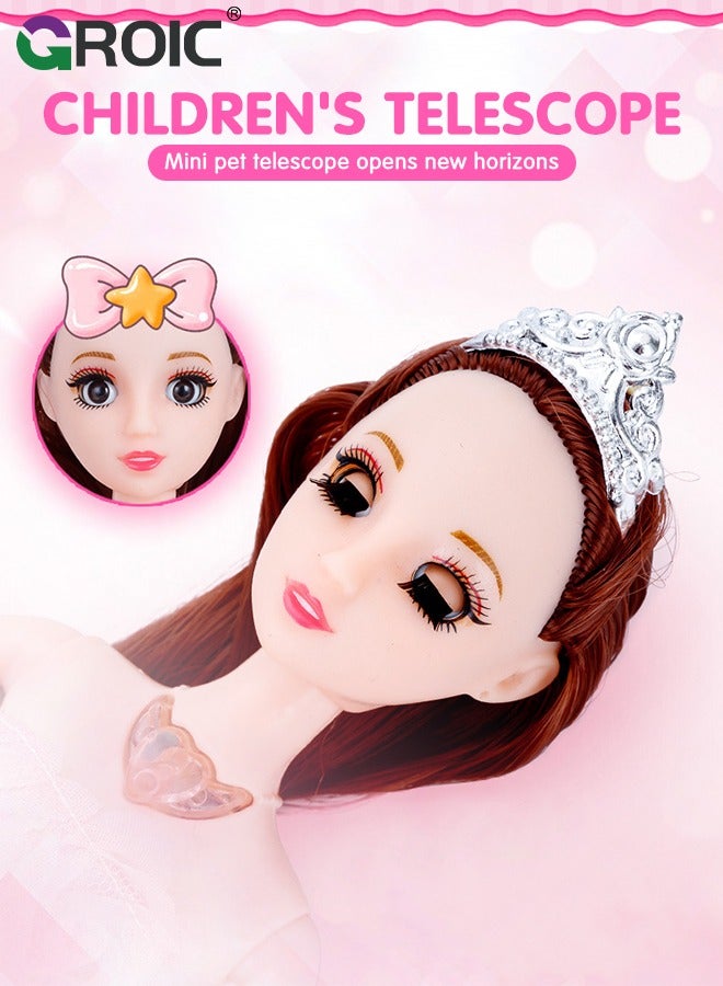 GROIC Doll Closet Wardrobe, Barbi Closet Girl Toys for Doll Clothes and Accessories Storage, Doll Clothes and Accessories Doll for Girls, Dress up Doll Toys Include Clothes Dresses, Shoes, Bags, Etc  - Image 2