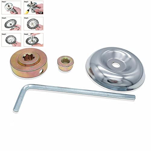ELETR Grass Cutter Machine Gasoline 1set Nut Fixing Kit Tools Replacement Metal Gearbox Blade Accessories for Lawn Mower Trimmer Brush Cutter Trimmer Adapter Kit - Image 5