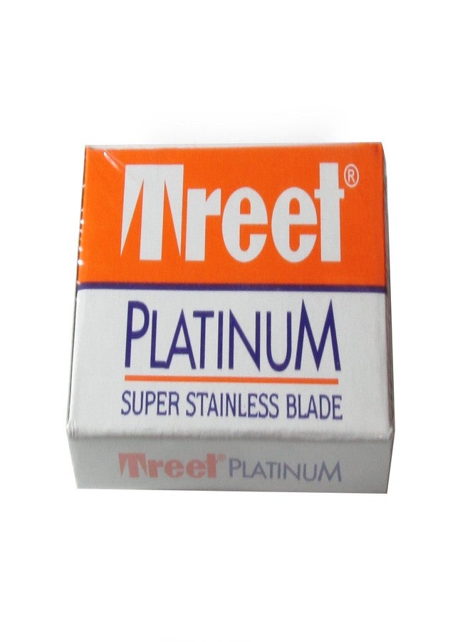 TREET 100 Treet Platinum Super Stainless Double Edge Razor Blades - New Space Saving Format - Image 2