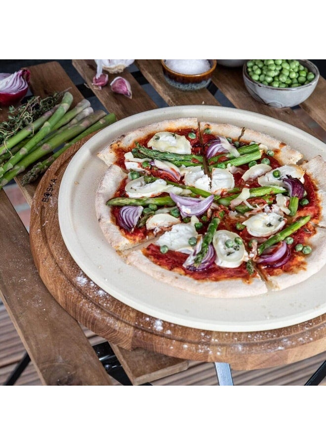 BOSKA حجر البيتزا ديلوكس L، كبير، بيج - Image 3