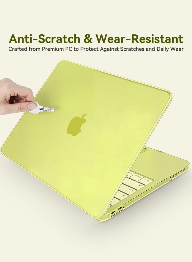 بشكل مختصر حافظة لجهاز MacBook Neo مقاس 13 بوصة بسعة 256/512 جيجابايت مزود بميزة Touch ID (إصدار 2026) طراز A3404، حافظة صلبة للكمبيوتر المحمول، مقاومة لبصمات الأصابع والخدوش، متينة، فائقة النحافة، متوافقة مع جهاز MacBook Neo مقاس 13 بوصة المزود بشريحة A18 Pro (شفافة) - Image 5