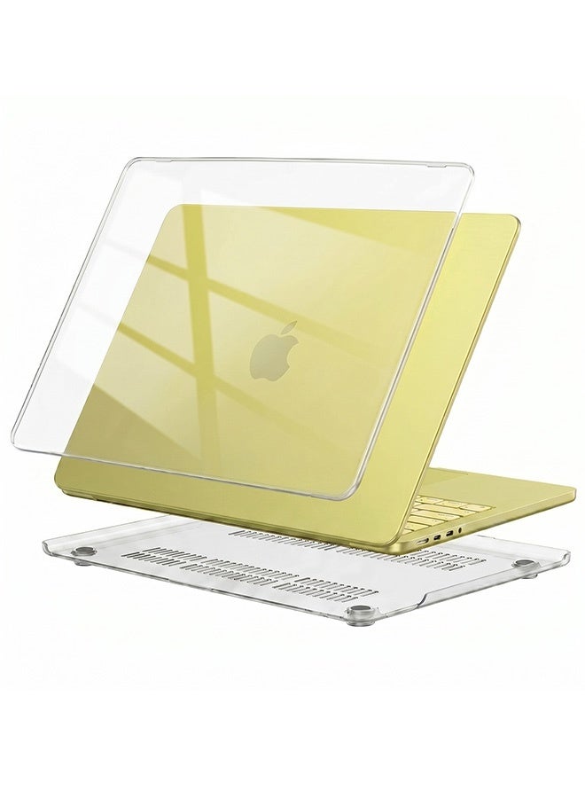 بشكل مختصر حافظة لجهاز MacBook Neo مقاس 13 بوصة بسعة 256/512 جيجابايت مزود بميزة Touch ID (إصدار 2026) طراز A3404، حافظة صلبة للكمبيوتر المحمول، مقاومة لبصمات الأصابع والخدوش، متينة، فائقة النحافة، متوافقة مع جهاز MacBook Neo مقاس 13 بوصة المزود بشريحة A18 Pro (شفافة) - Image 1
