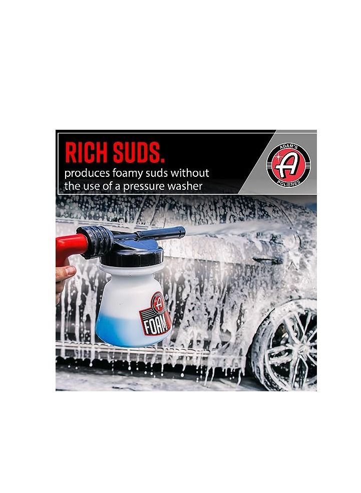 Adam's Polishes Adam's Polishes Standard Foam Gun - Car Wash & Car Cleaning Auto Detailing Tool Supplies, Car Wash Kit Soap Shampoo & Garden Hose for Thick Suds, No Pressure Washer Required. - Image 4
