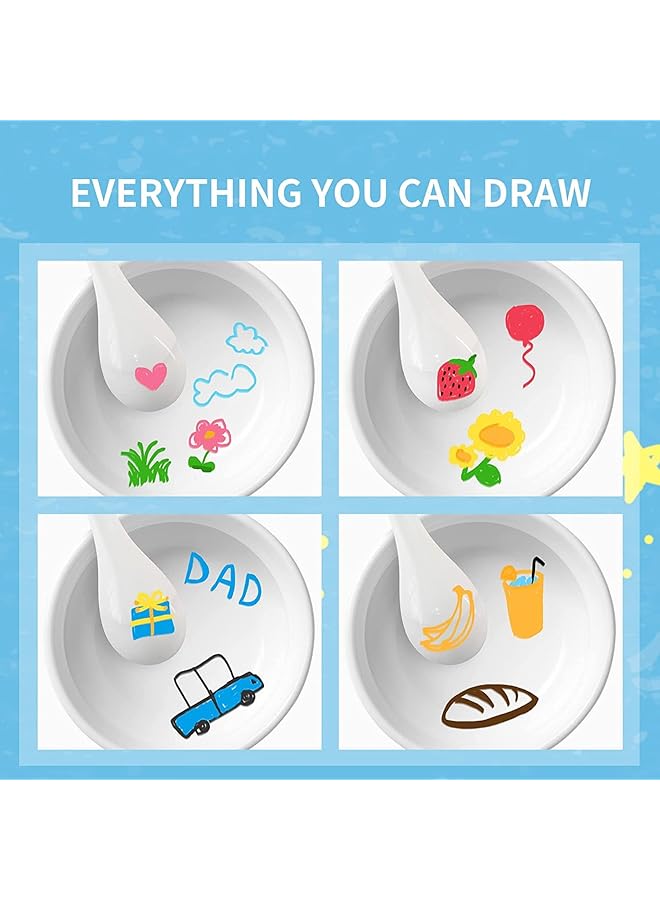 إيروريكس قلم رسم مائي سحري مكون من 12 لونًا، أقلام رسم سحرية، قلم سبورة بيضاء، قلم مقاوم للماء، أقلام رسم مائية عائمة، أقلام رسم للأطفال، هدية رسم للكبار، أقلام رسم ملونة صديقة للبيئة - Image 4