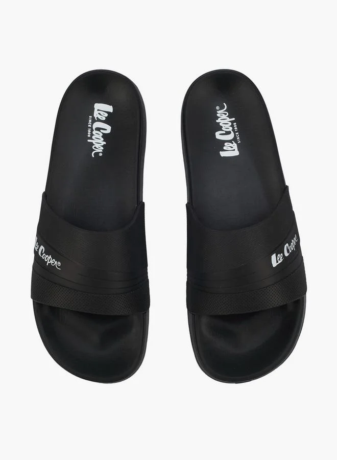 Lee Cooper Men Logo Print Slides
