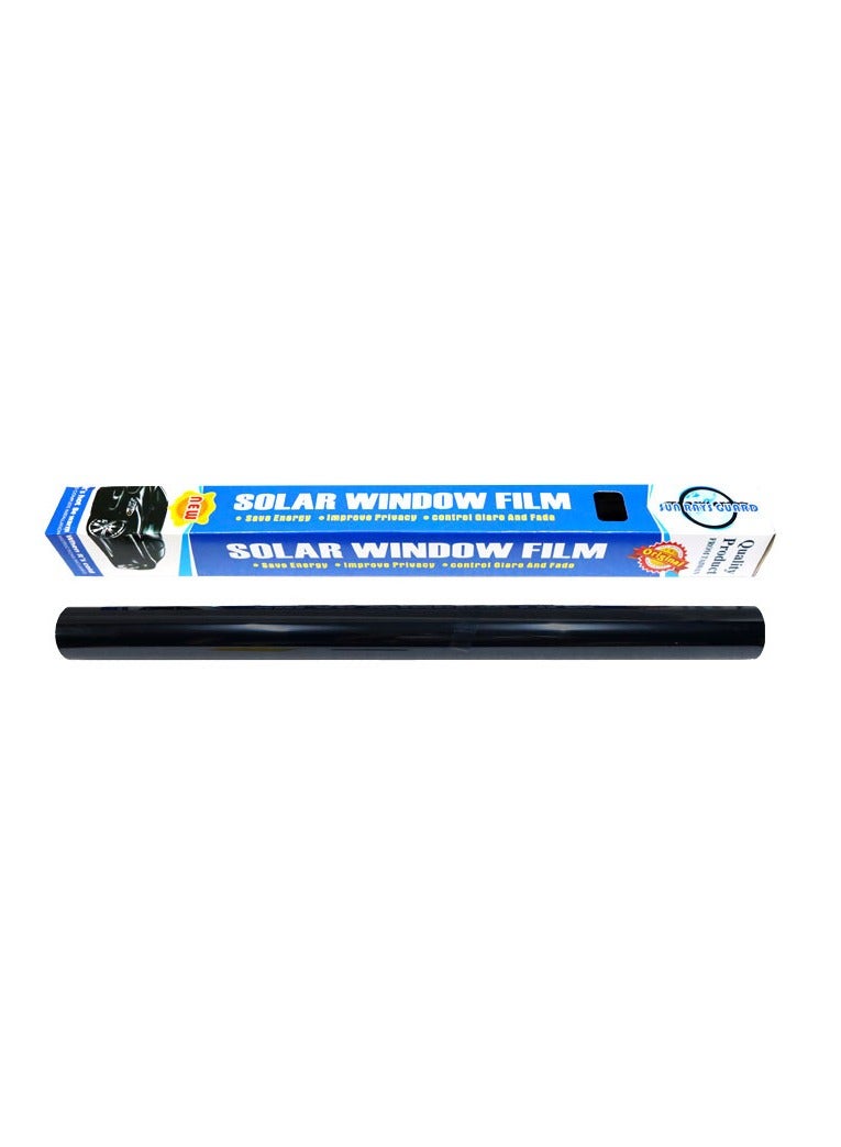 Solar Window Tinting Film Privacy Uv Resistance Car Tint Anti Scratch 1 Ply Car Window Film 50Cmx3M, Black Light Light