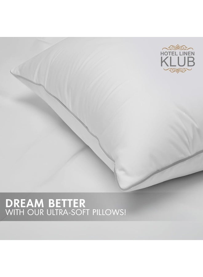 Hotel Linen Klub Hotel Linen Klub 180 TC Cotton Pillow with Single Piping  - Image 5