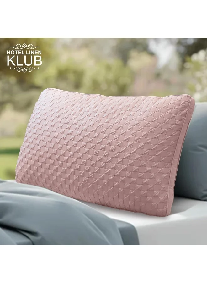 Hotel Linen Klub Hotel Linen Klub Pack of 2 Soy Bean Pillow – Premium Quality Cooling Touch Bed Pillow