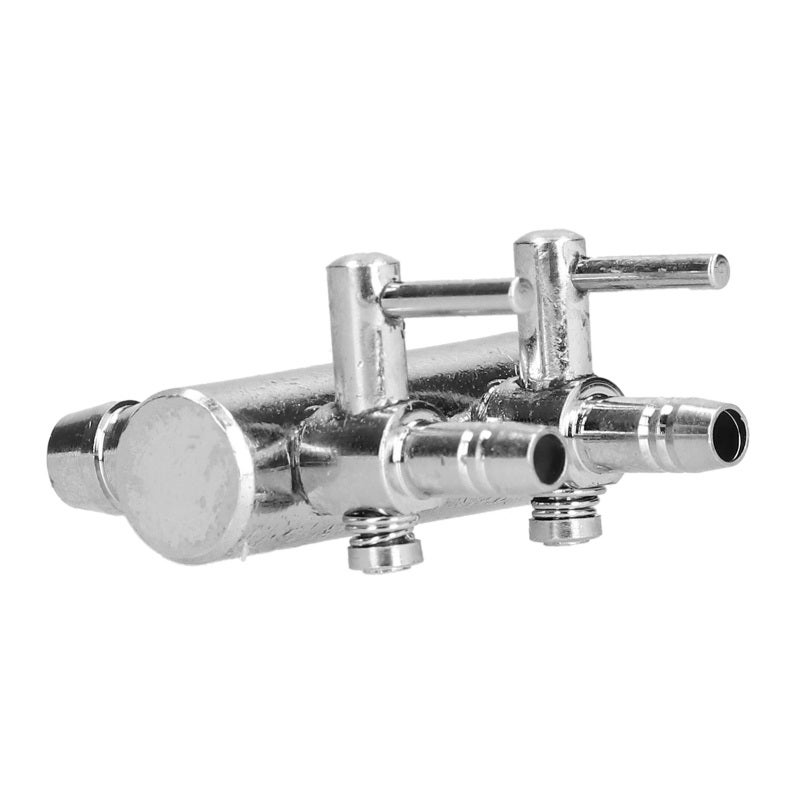 Stainless Steel Fish Tank Distribution Valve - 0.3in Inlet 0.2in Outlet Oxygen Pipe Flow Control for Aquarium Gas Shunting - Image 2