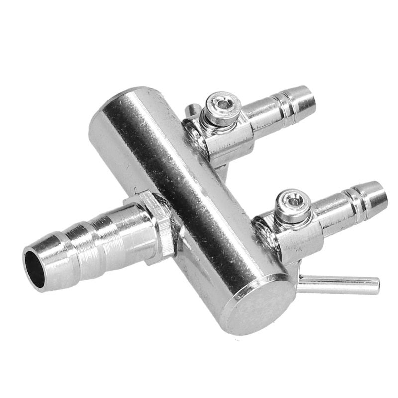 Stainless Steel Fish Tank Distribution Valve - 0.3in Inlet 0.2in Outlet Oxygen Pipe Flow Control for Aquarium Gas Shunting - Image 4