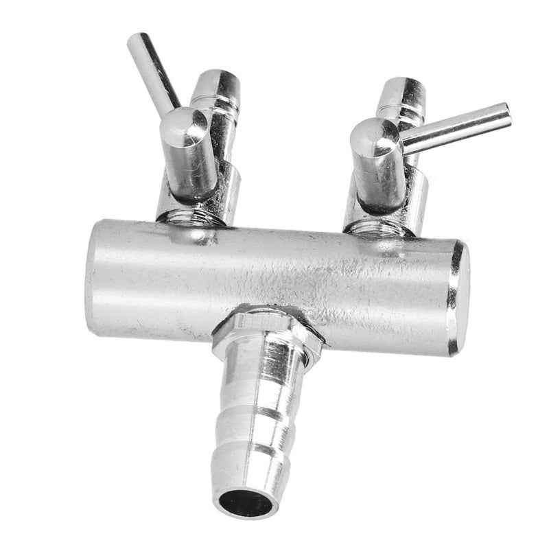 Stainless Steel Fish Tank Distribution Valve - 0.3in Inlet 0.2in Outlet Oxygen Pipe Flow Control for Aquarium Gas Shunting - Image 5