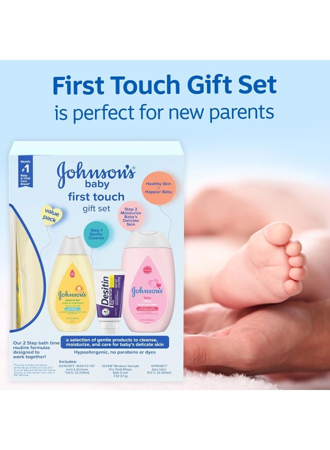 Johnson's First Touch Baby Gift Set - Image 4