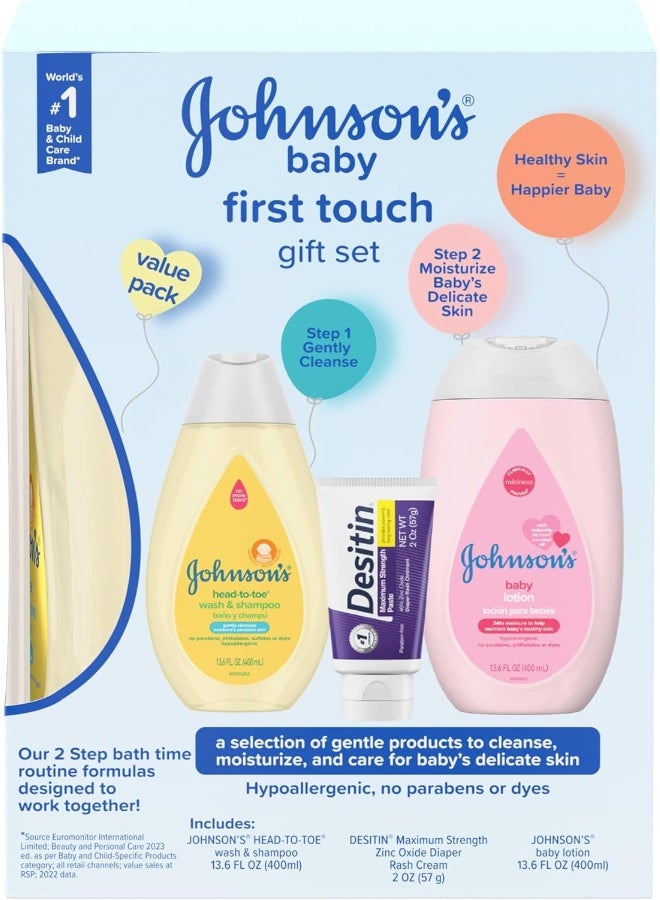 Johnson's First Touch Baby Gift Set - Image 1