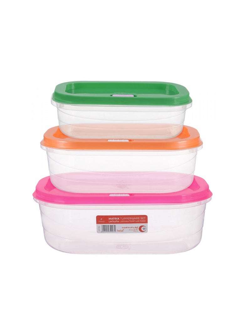 El Helal & Silver Star - Matrix refrigerator set, rectangular, 3 s, El Helal and Silver Star, 200273 - Image 1