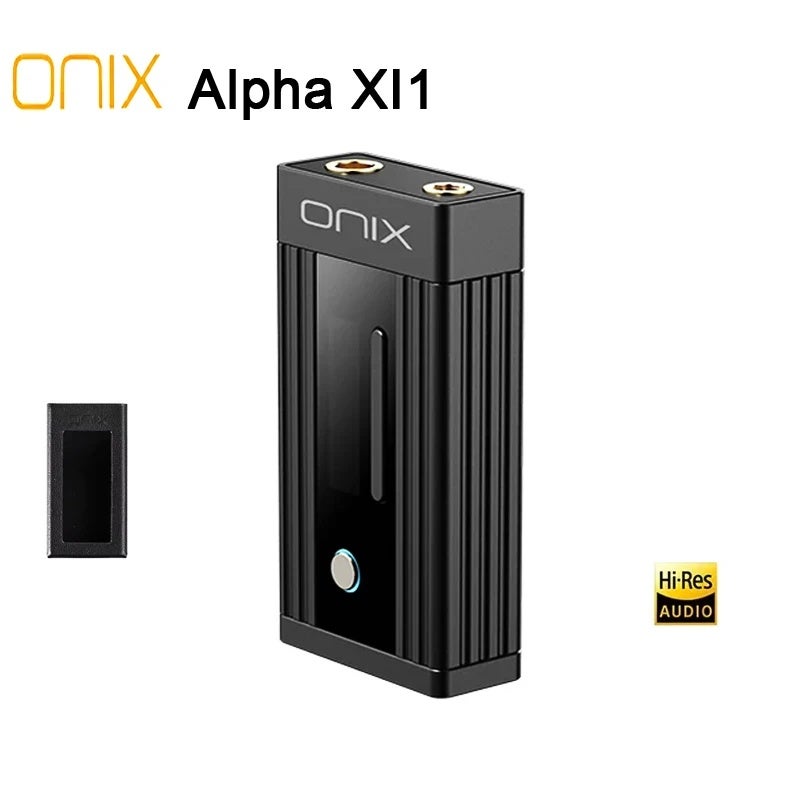 Onix Shanling Onix Alpha XI1 Protable USB DAC AMP Adapter Headphone Amplifier 2x CS43198 Hifi Hi-res Audio Amplifier 3.5+4.4mm Output, Xi1-Bk Case-OL1 LT - Image 1