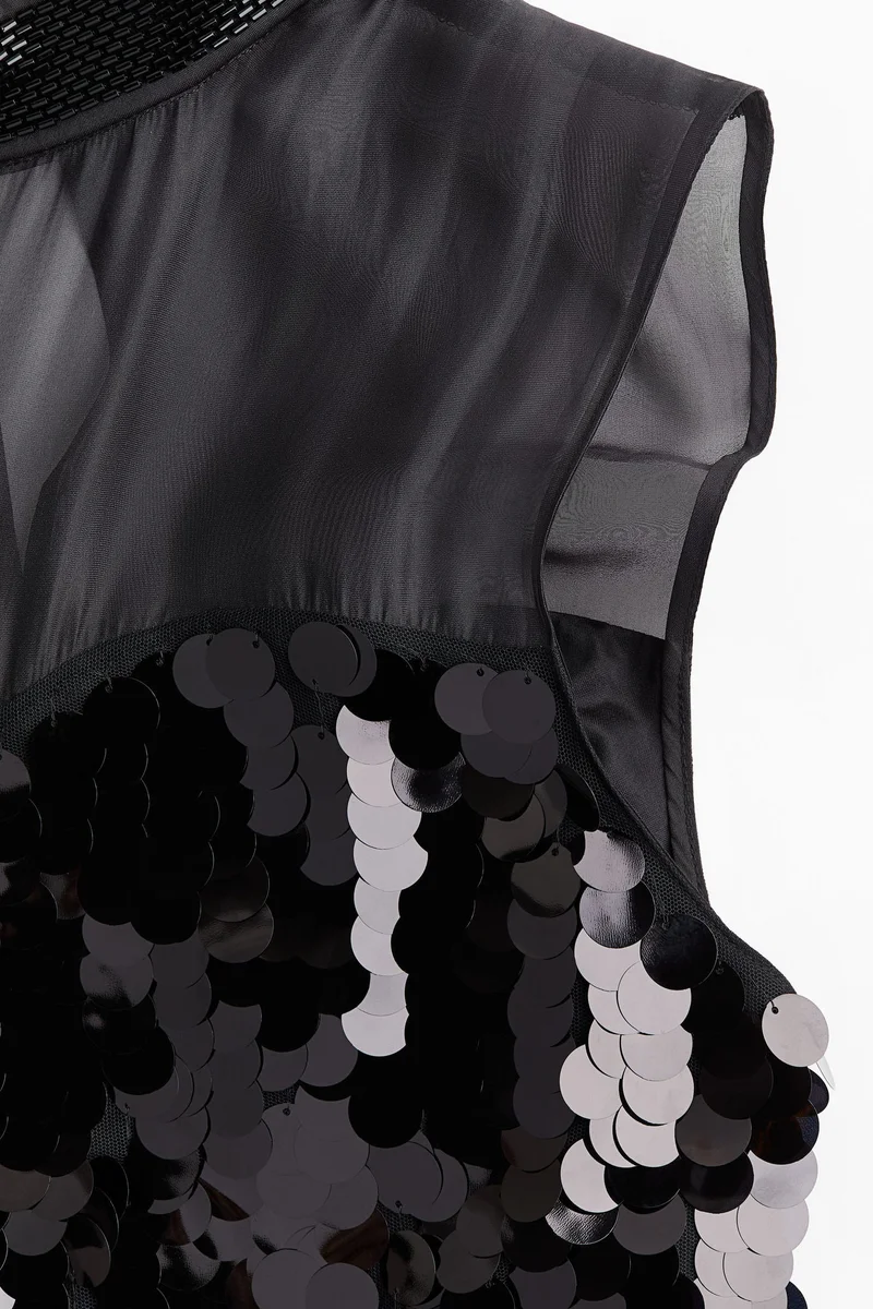 H&M Sequined mini dress