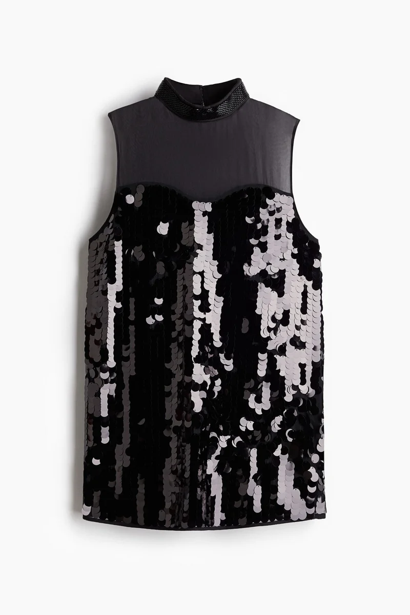 H&M Sequined mini dress