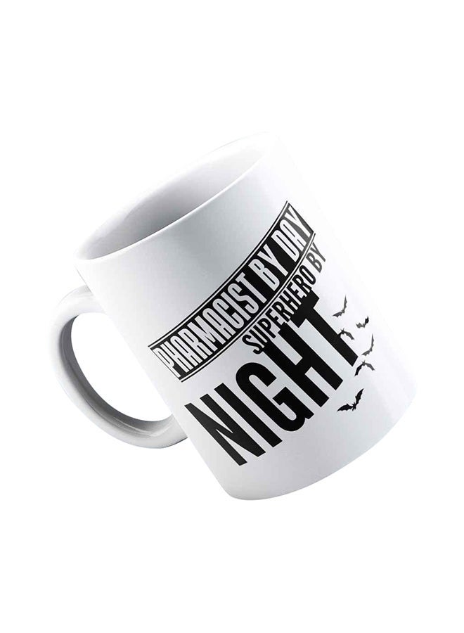 Phone Planet Superhero Pharmacist Coffee Mug White - Image 3