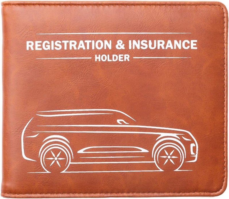 Canopus Car Registration and Insurance Holder with Magnetic Closure - Image 1