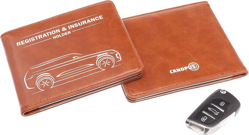 Canopus Car Registration and Insurance Holder with Magnetic Closure - Image 5