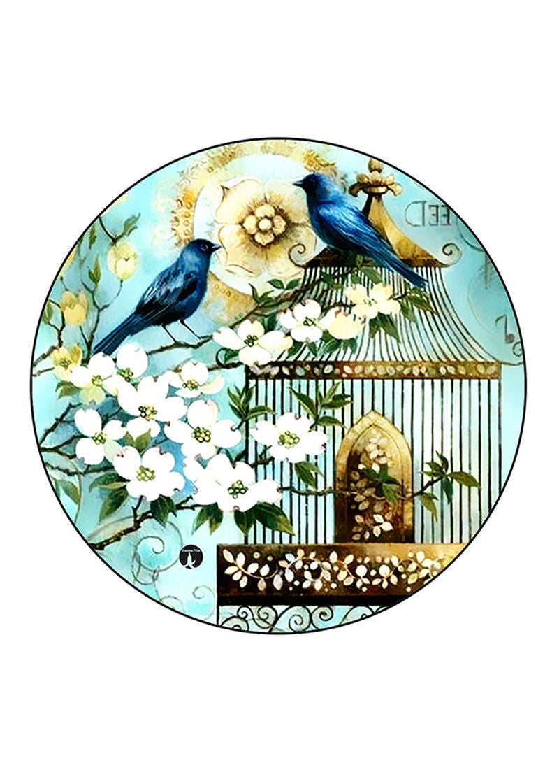 RKN Birds Printed Mouse Pad  Multicolour