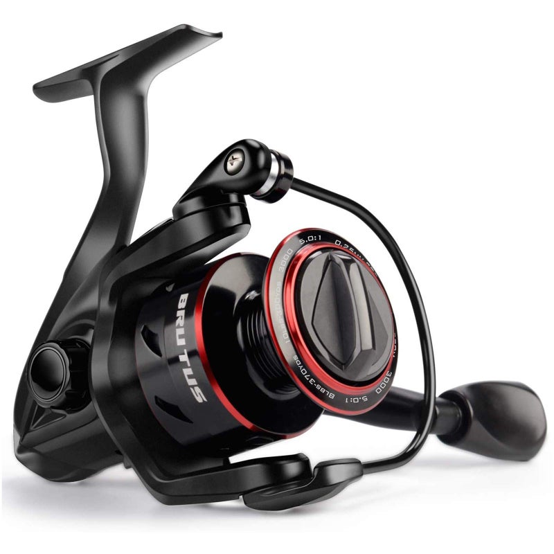 KastKing Brutus Spinning Reel, Freshwater Spinning Fishing Reels, Graphite Frame, CNC Aluminum Spool, 5.2:1 Gear Ratio, 4+1 Ball Bearings - Image 1