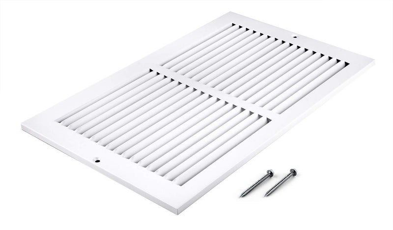 Accord Ventilation Accord ABRGWH148 Return Grille with 1/2-Inch Fin Louvered  14-Inch x 8-Inch(Duct Opening Measurements)  White - Image 3