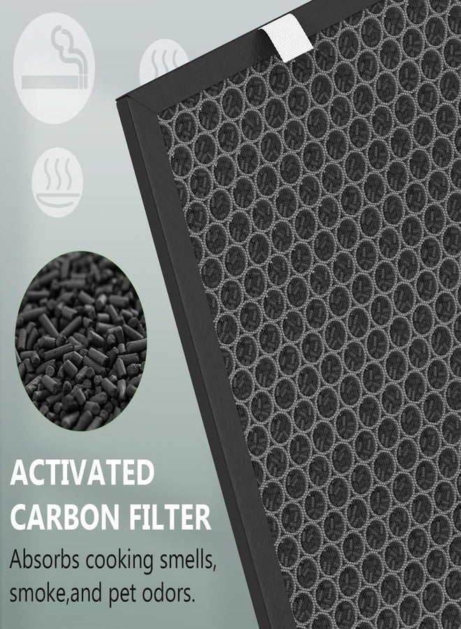 FMDZFL Air400 Replacement Filter for Bissell Air400, 2 H13 True HEPA and 1 Activated Carbon Pack with 8 Pre-Filter, Compared to Part #2521,2520,3365 - Image 4