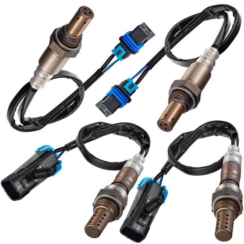 BDFHYK O2 Oxygen Sensor Upstream Downstream 2344337 2344018 Compatible with Chevy Silverado 1500 Compatible with GMC Yukon Yukon XL 1500 2007 19178116 19178935 1258932112597989Replacement 4Pcs