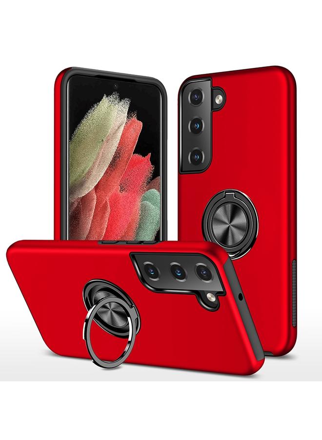 S-TOP Case For Samsung Galaxy S22+ 5G PC + TPU Magnetic Phone Case with Invisible Ring Holder - Image 1