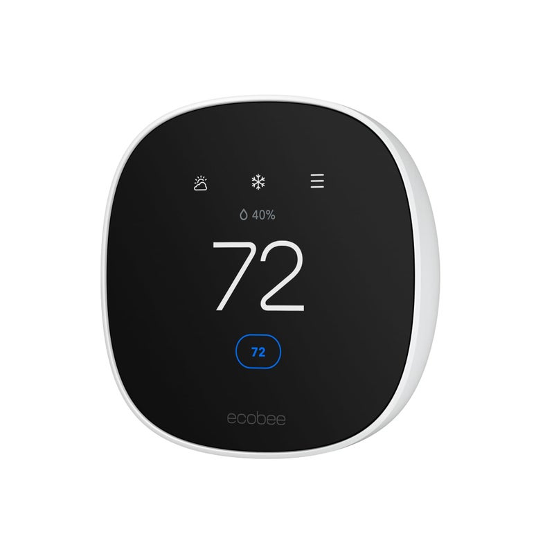 ecobee Smart Thermostat Essential - Energy Star Certified programmable Wi-Fi Thermostat - Works with Siri, Alexa, and Google Assistant - Image 1