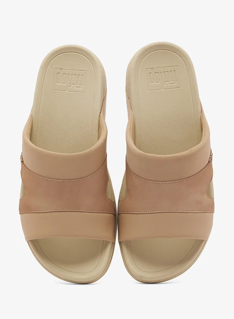 Fitflop Faded Sand Freeway III Slides for Men | Best Price UAE