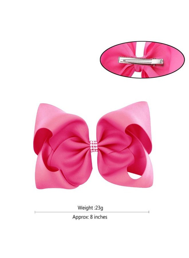 BGFKS 5 Layered Tulle Tutu Skirt for Girls with Hairbow, Ballet Dressing Up Kid Tutu Skirt Hot Pink - Image 2