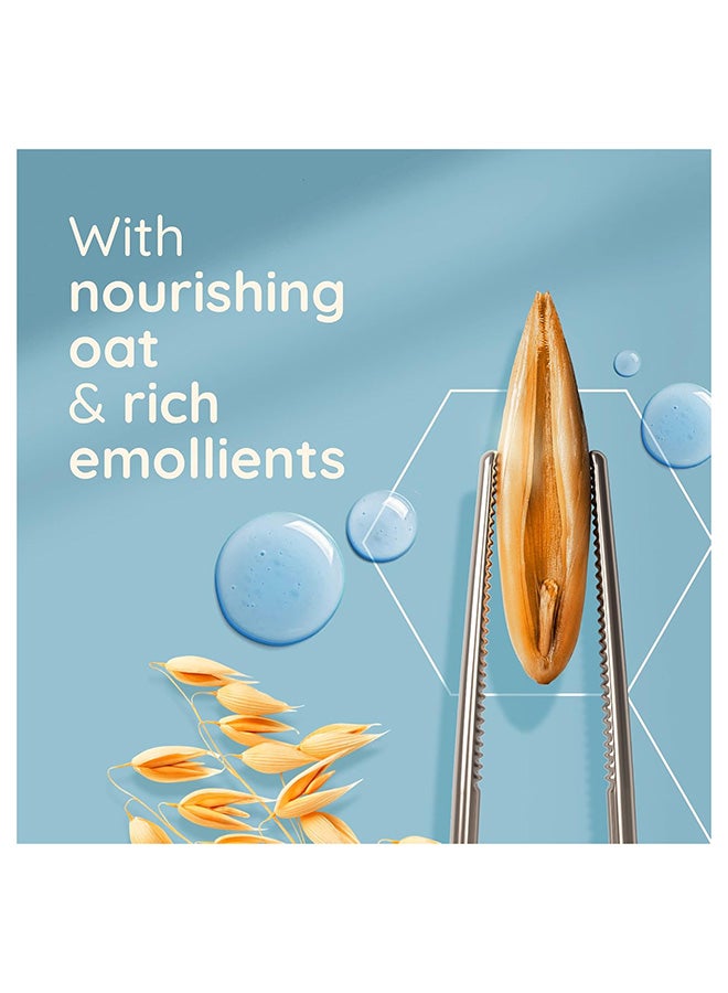 Aveeno Daily Emollient Cream, Dermexa, Soothing Triple Oat Complex and Ceramides, helps to strengthen the skin's natural barrier and helps improve the skin’s natural microbiome, 500ml - Image 3