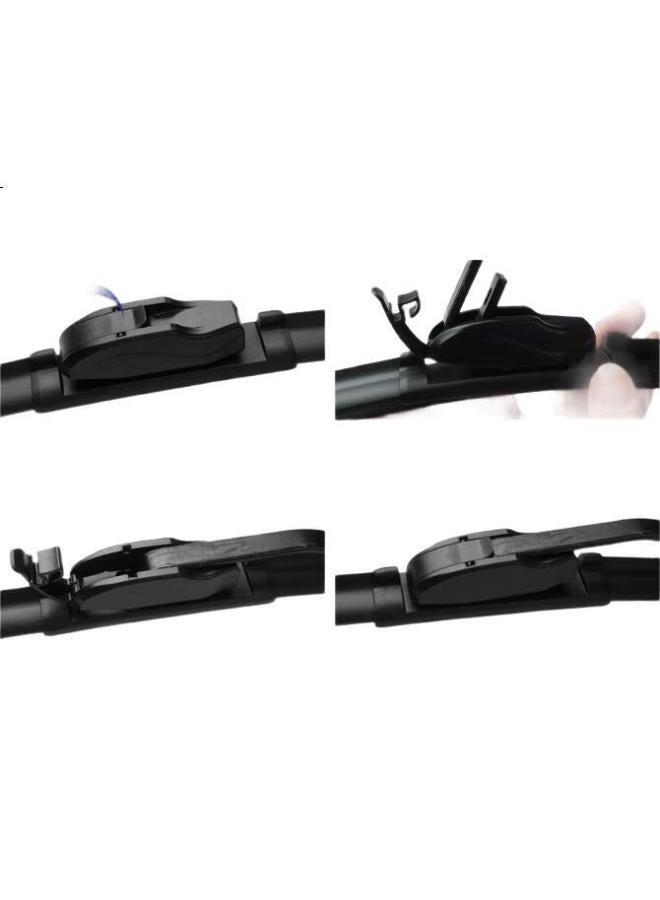 GOODYEAR Infiniti Q50L Windshield Wiper Blades, Boneless Original Q50 Rubber Strips, Q50S Wiper Blades, 1 Pair - Image 2