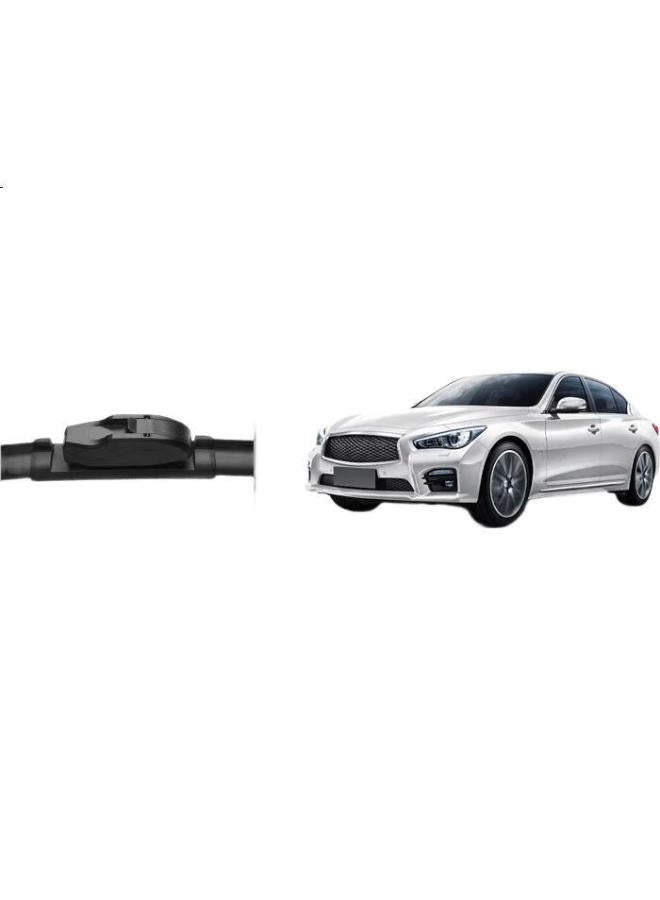 GOODYEAR Infiniti Q50L Windshield Wiper Blades, Boneless Original Q50 Rubber Strips, Q50S Wiper Blades, 1 Pair - Image 3