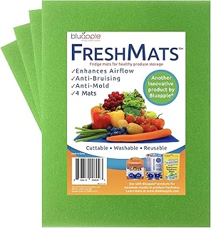 BluApple Bluapple FreshMats Refrigerator Fruit and Vegetable Shelf Liner to Keep Produce Fresh Longer with 11 Colors to - Image 1